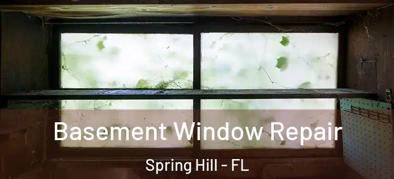  Basement Window Repair Spring Hill - FL