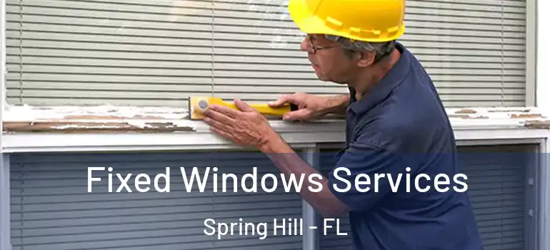  Fixed Windows Services Spring Hill - FL