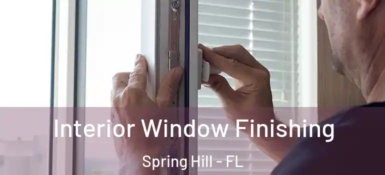  Interior Window Finishing Spring Hill - FL