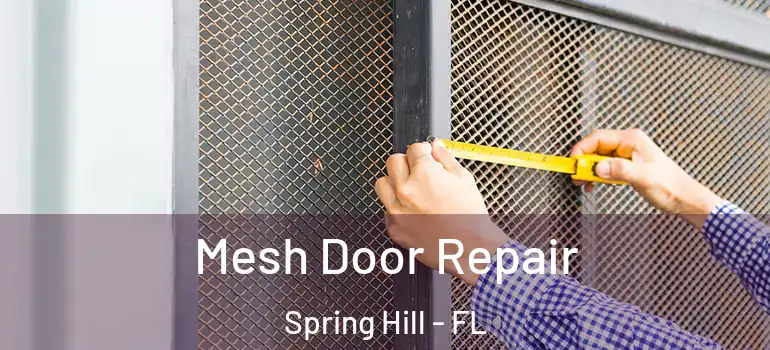  Mesh Door Repair Spring Hill - FL
