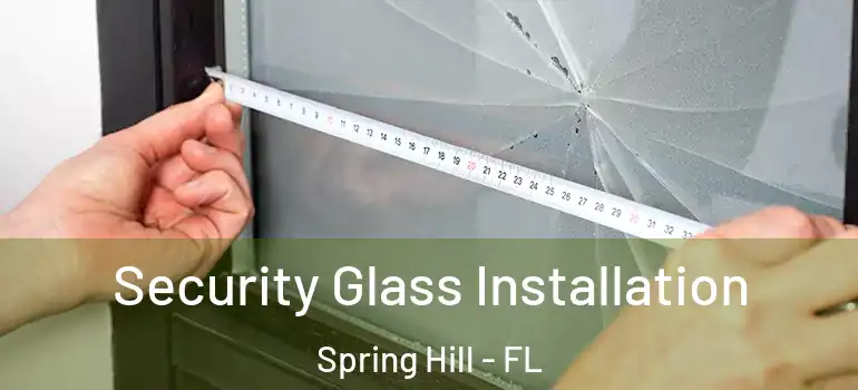  Security Glass Installation Spring Hill - FL