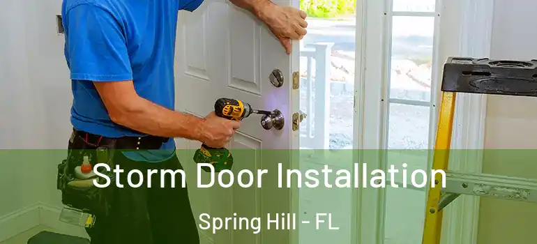  Storm Door Installation Spring Hill - FL