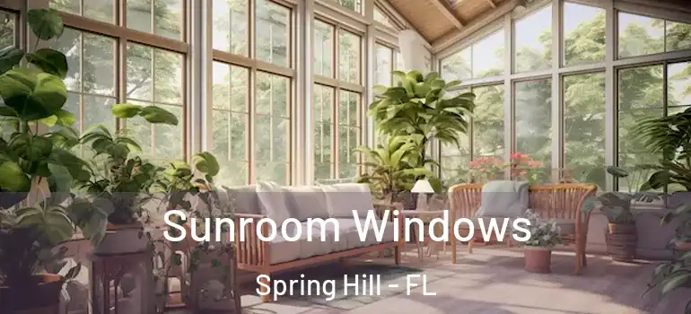  Sunroom Windows Spring Hill - FL