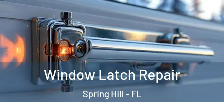  Window Latch Repair Spring Hill - FL